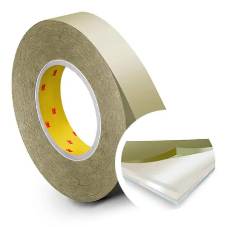 Pellicola adesiva biadesiva 3M™ 582 attivata a caldo - bifacciale, Senza spalline,  - Illustrazione 24321