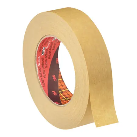 3M™ Ruban adhésif crêpé 2830 - d'un côté, Papier, caoutchouc - résine - Illustration 24448