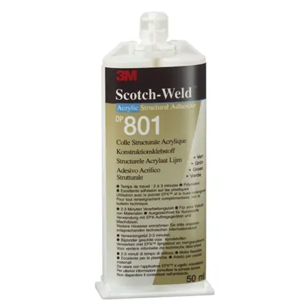 3M™ DP 801 Adesivo bicomponente a base acrilica per l'edilizia - , , Acrilato UV - Illustrazione 25585