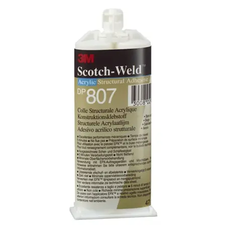 3M™ DP 807 Adesivo bicomponente a base acrilica per l'edilizia - , , Acrilato UV - Illustrazione 25589