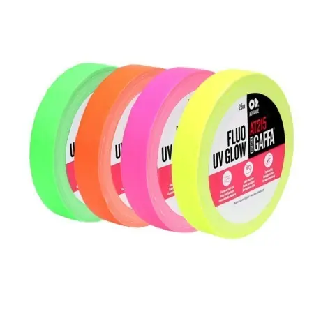AT215 Advance Gaffa® fluorescent fabric tape - one-sided, Fabric, Natural rubber - Illustration 23227