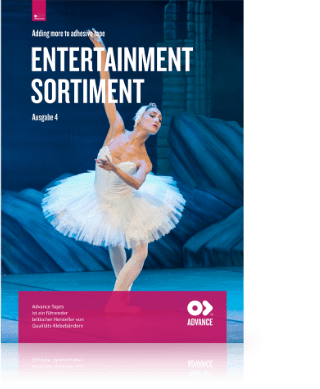 Advance Tapes Klebebandsortiment für die Entertainmentbranche