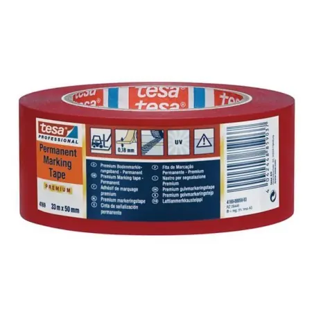 tesa® 4169 Nastro di segnalazione e avviso per pavimenti premium - unilaterale, Pellicola in PVC, Acrilico - Illustrazione 26201